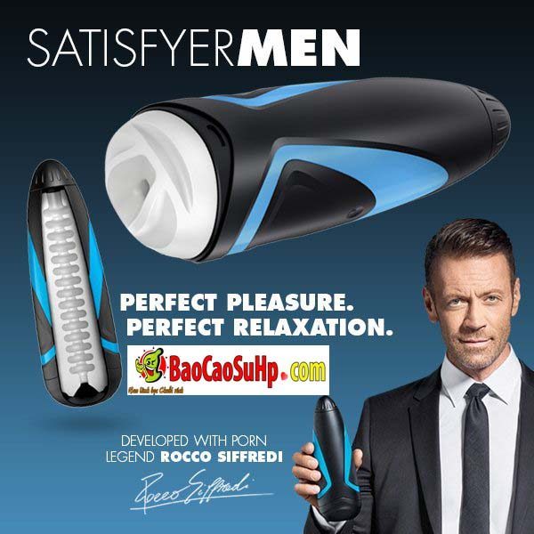 Cốc thủ dâm Satisfyer USA Men siêu mềm ôm khít co bóp mạnh mẽ 