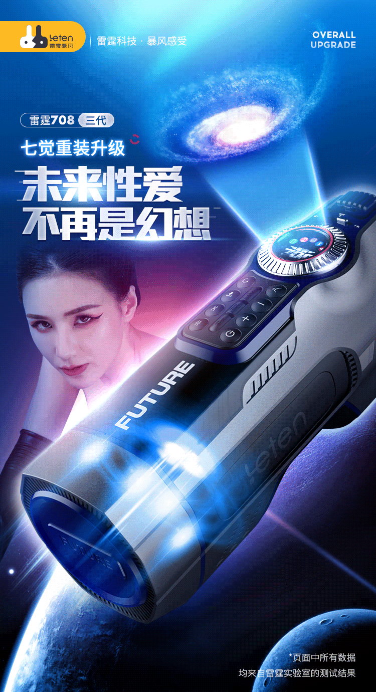 coc thu dam Leten Future Pro 708 6 - Cốc thủ dâm tự động Leten LKS002 Future Pro thế hệ thứ 3 New