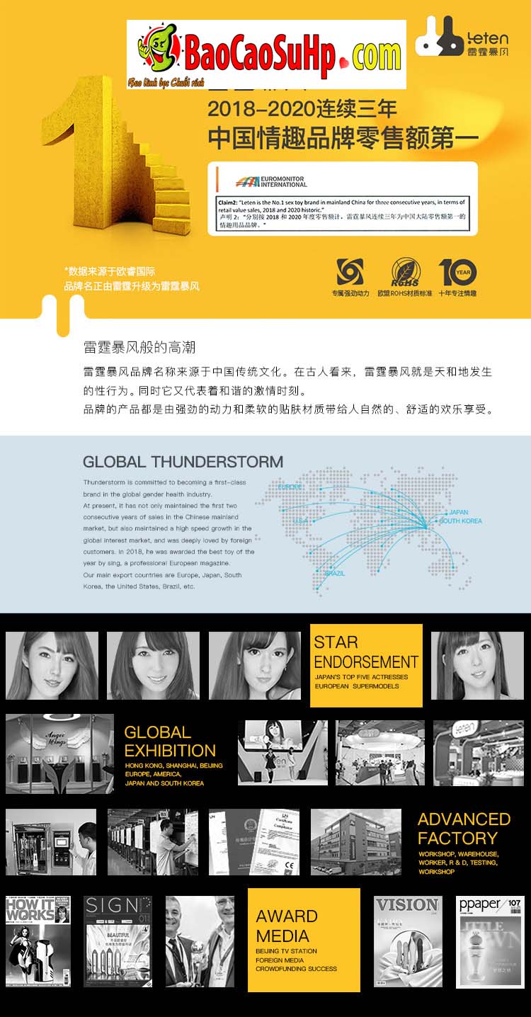 Cốc thủ dâm cầm tay Thunderstorm LT004 anime mềm mại xoay đẩy sướng