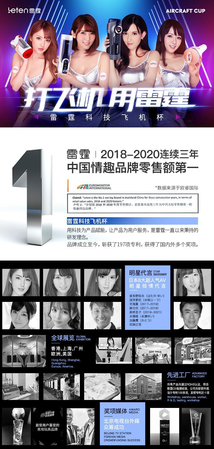 Cốc thủ dâm Thunderstorm LT004 siêu mềm xoay đẩy cảm giác thật