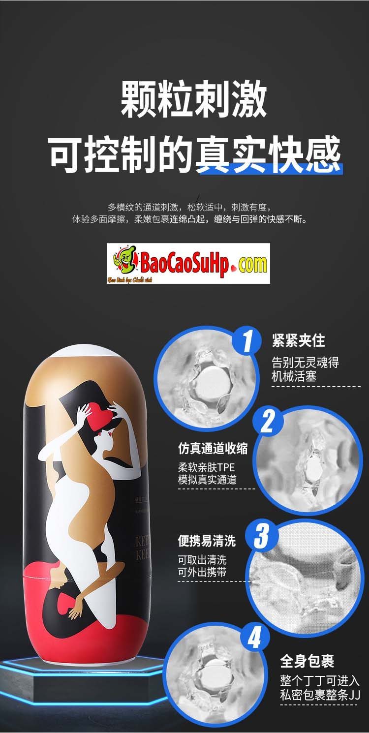 Cốc thủ dâm nam trong suốt ROSELEX Lady Nightmate siêu mềm mại giá siêu ưu đãi