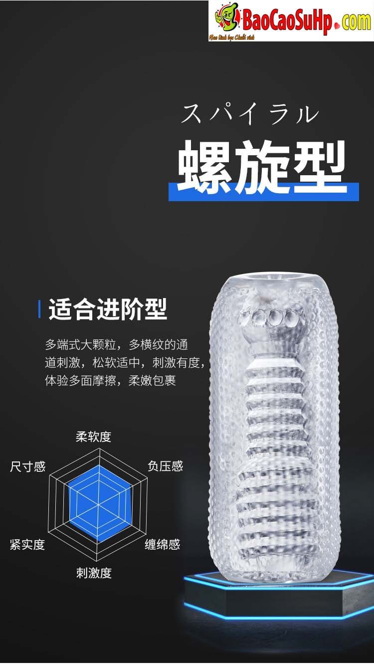 Cốc thủ dâm nam trong suốt ROSELEX Lady Nightmate siêu mềm mại giá siêu ưu đãi