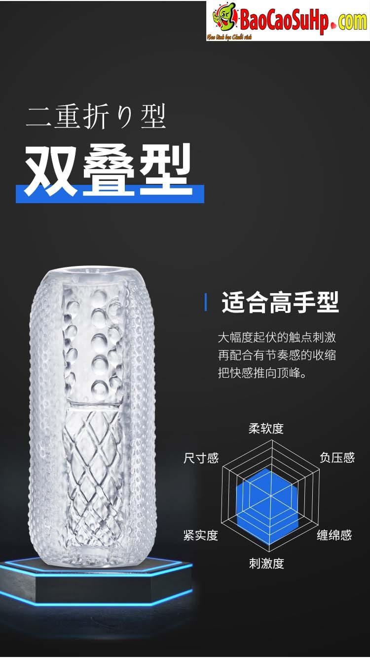 Cốc thủ dâm nam trong suốt ROSELEX Lady Nightmate siêu mềm mại giá siêu ưu đãi