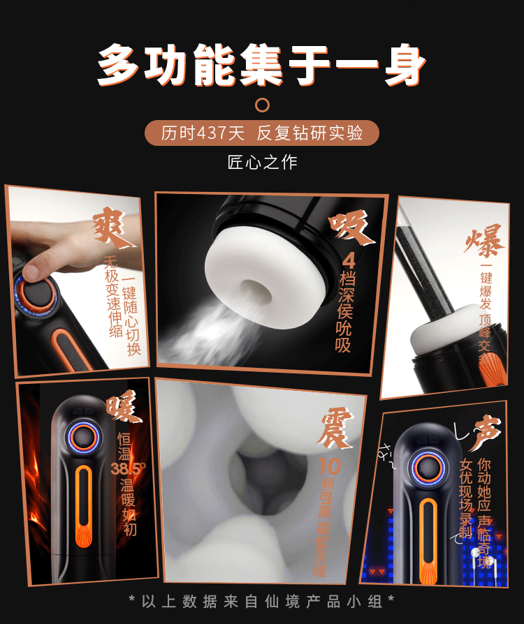 Cốc thủ dâm Duchen Wonderland Adventurer thụt giật mạnh mẽ