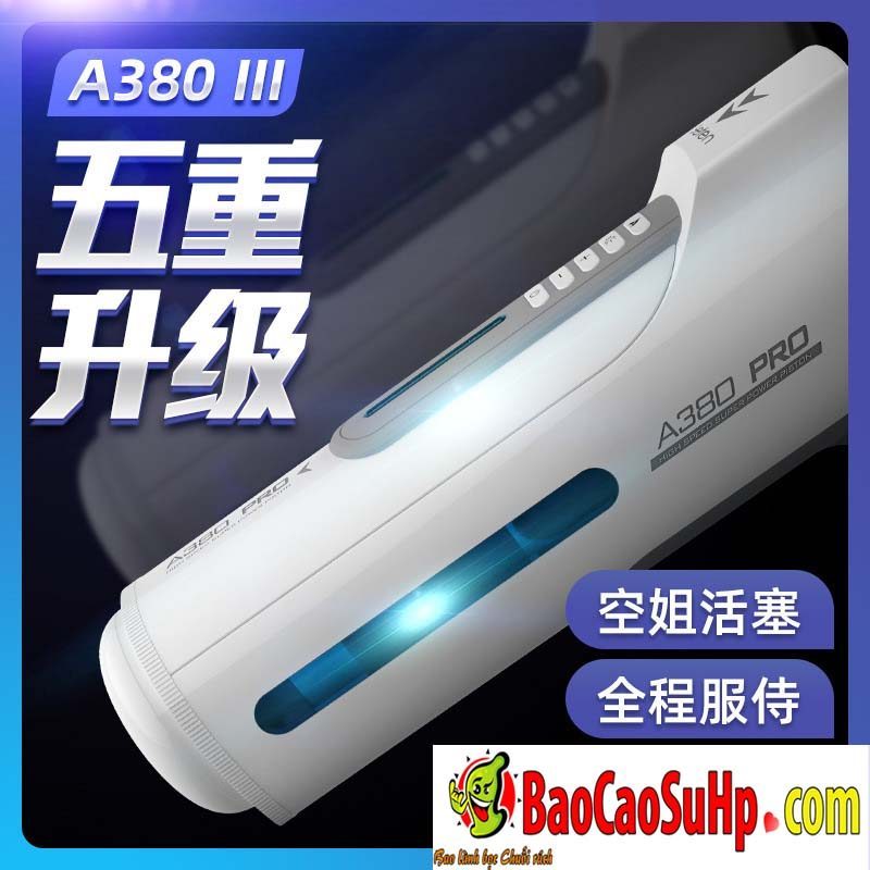 Cốc thủ dâm Leten Thunder Storm III sưởi ấm tự động A380 