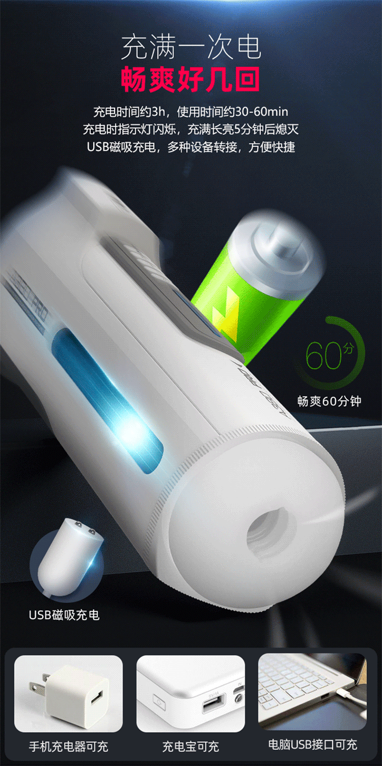 Cốc thủ dâm tự động Leten Thunder Storm III V2 phát nhiệt cực phê