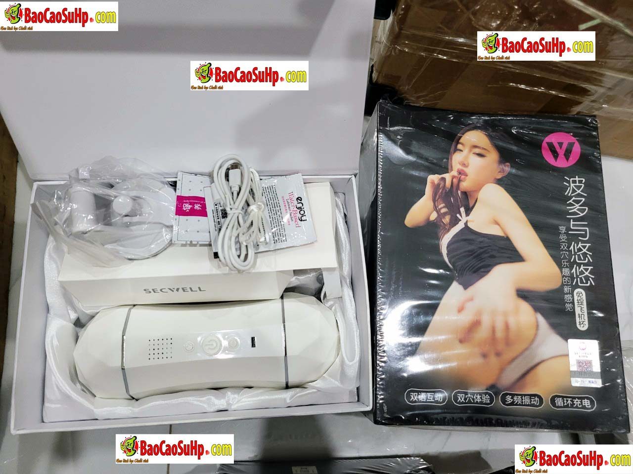 Cốc thủ dâm 2 đầu International Bodo rung rên miệng âm đạo chất lượng cao