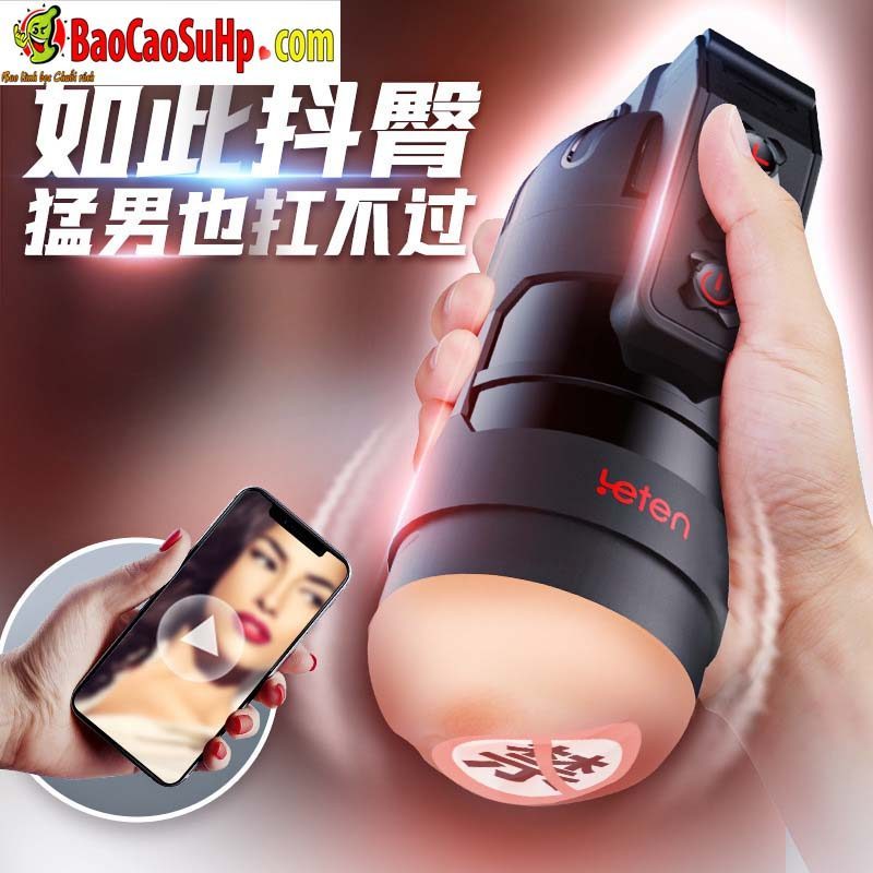 Cốc Thủ Dâm Leten Lựu Đạn Mini Rung Mạnh Điều Khiển APP