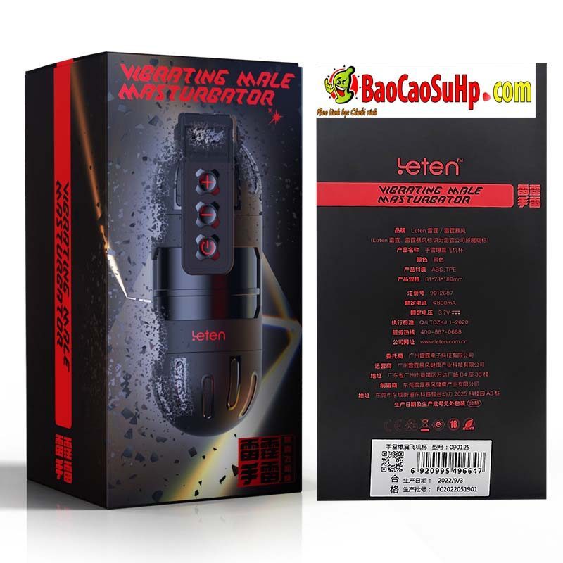 Cốc Thủ Dâm Leten Lựu Đạn Mini Rung Mạnh Điều Khiển APP