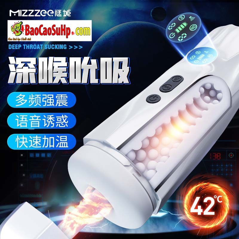 Cốc thủ dâm Mizzzee GT50 hút rung nhỏ gọn dễ sử dụng thẩm mỹ cao 