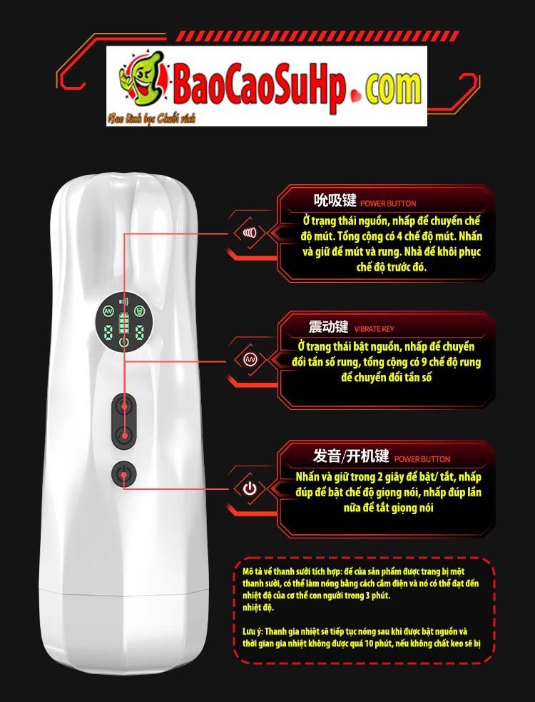 Cốc thủ dâm nam Mizzzee GT50 nhỏ gọn hút rung, dễ vệ sinh, sang trọng