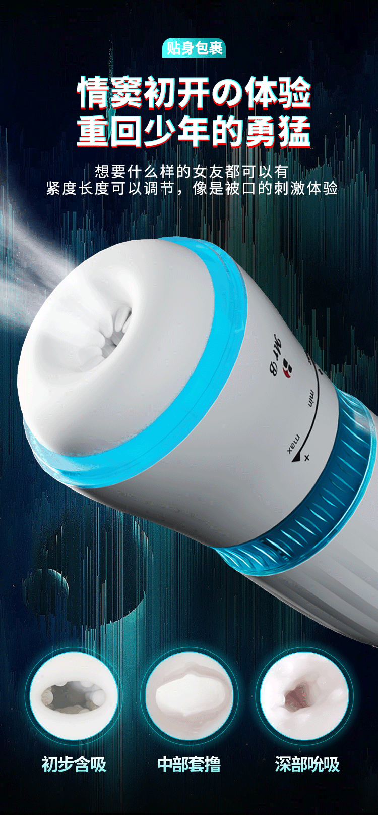 Cốc thủ dâm Mr B Ouyasi tự động phát nhiệt nhỏ gọn cao cấp