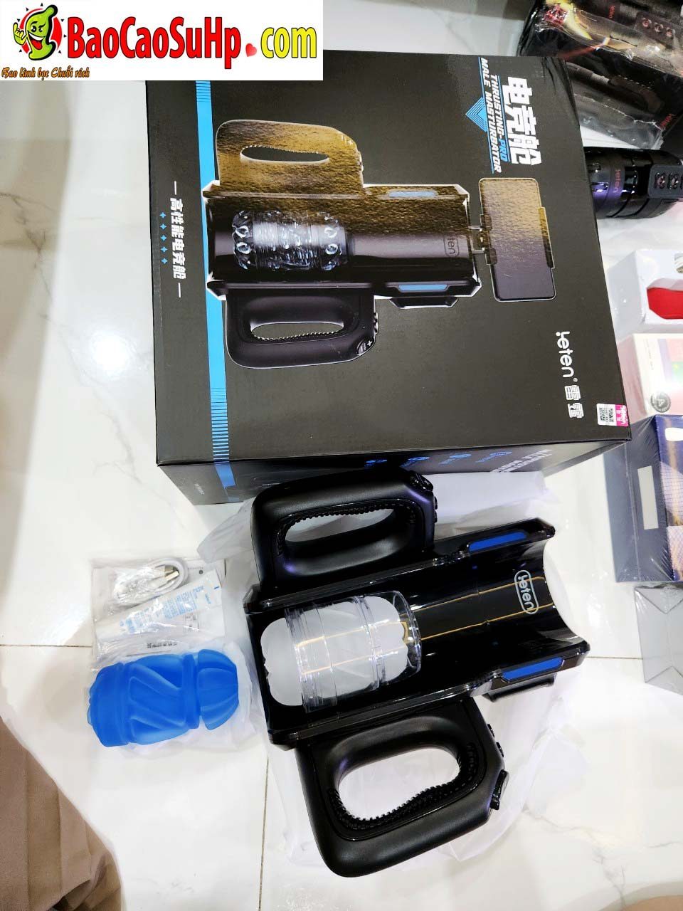 Máy thủ dâm Leten Pro VI cao cấp thụt giật mạnh mẽ chính hãng