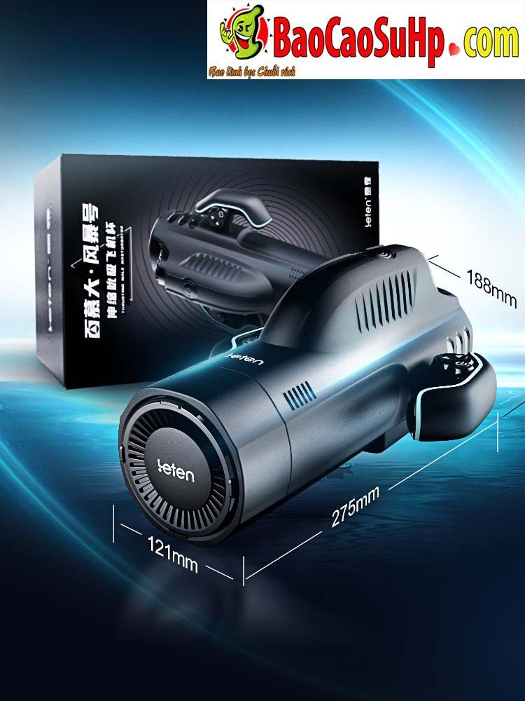 Cốc thủ dâm Leten Thunder Storm Bermuda hút xoáy nóng kích thích