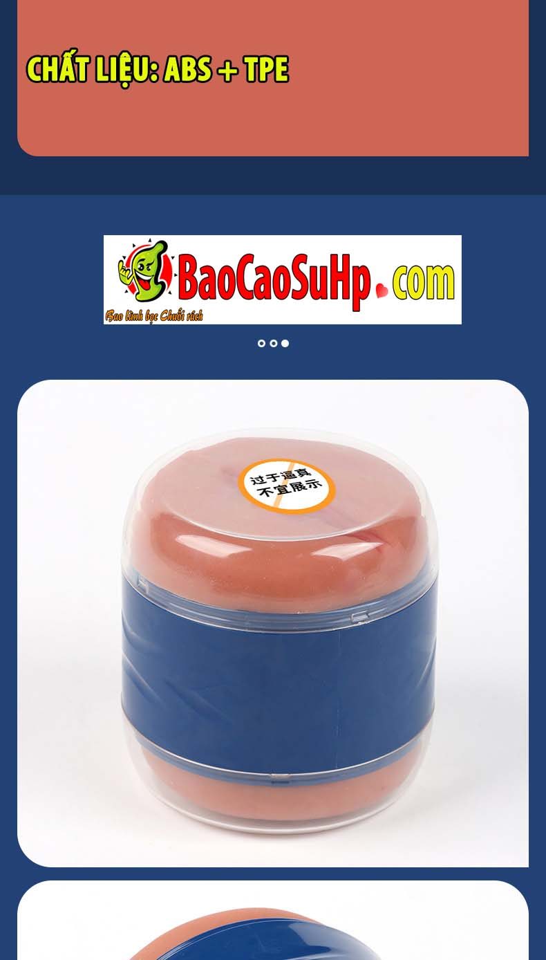 Cốc thủ dâm Mini Philomena 2 đầu nhỏ gọn, tiện lợi, kích thích cực mạnh