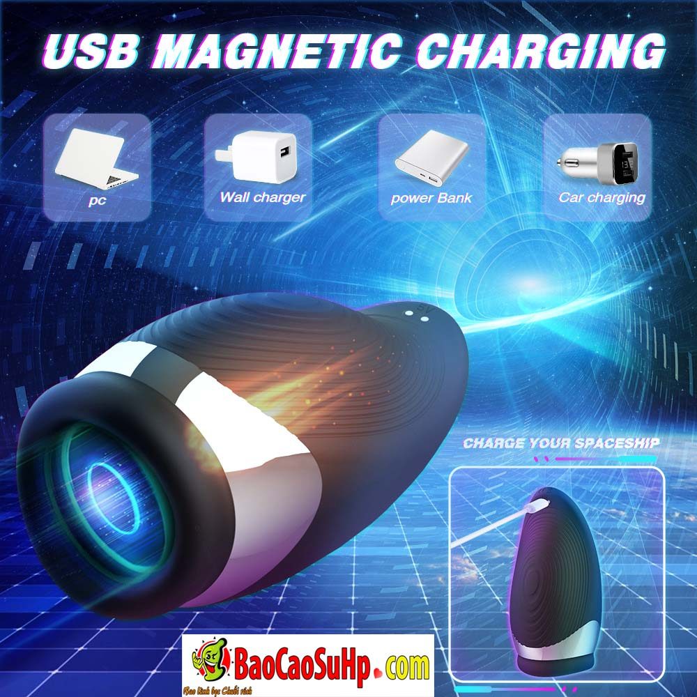 Cốc Thủ Dâm Shande S329 Atlan Rung Mạnh Ấm Nhiều Chế Độ Hot