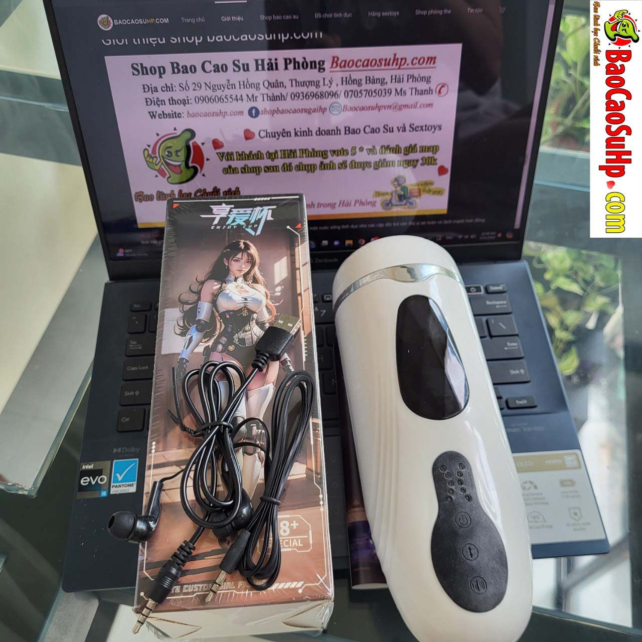 Cốc thủ dâm Mizzzee ROBOGIRL nhỏ gọn thụt lên xuống