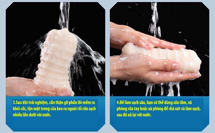 Cốc thủ dâm Mizzzee ROBOGIRL nhỏ gọn thụt lên xuống