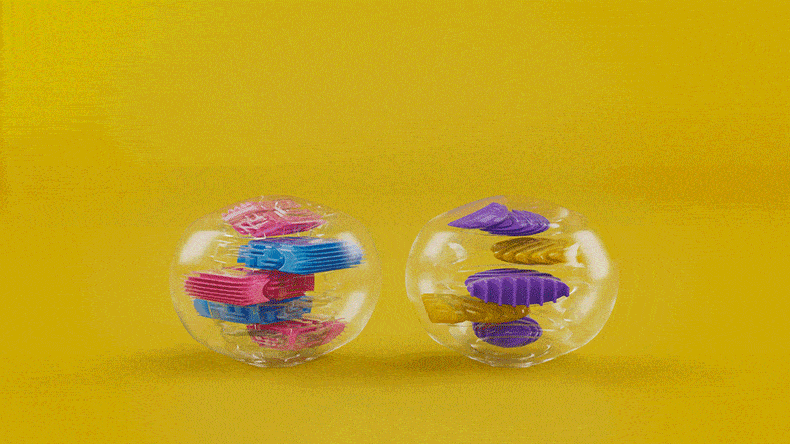 coc thu dam Tenga Bobble 3 - Cốc thủ dâm Nhật Bản Tenga Bobble mảnh ghép màu sắc độc đáo