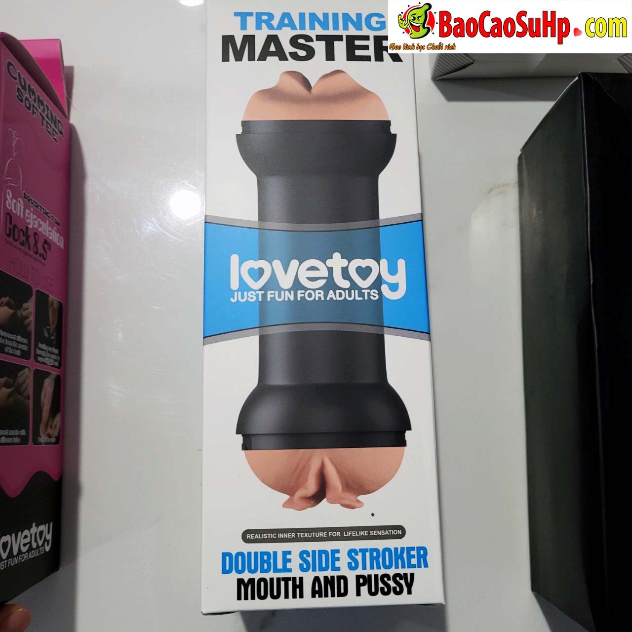 Cốc luyện dương vật LOVETOY 2 đầu cao cấp tăng khoái cảm nam giới