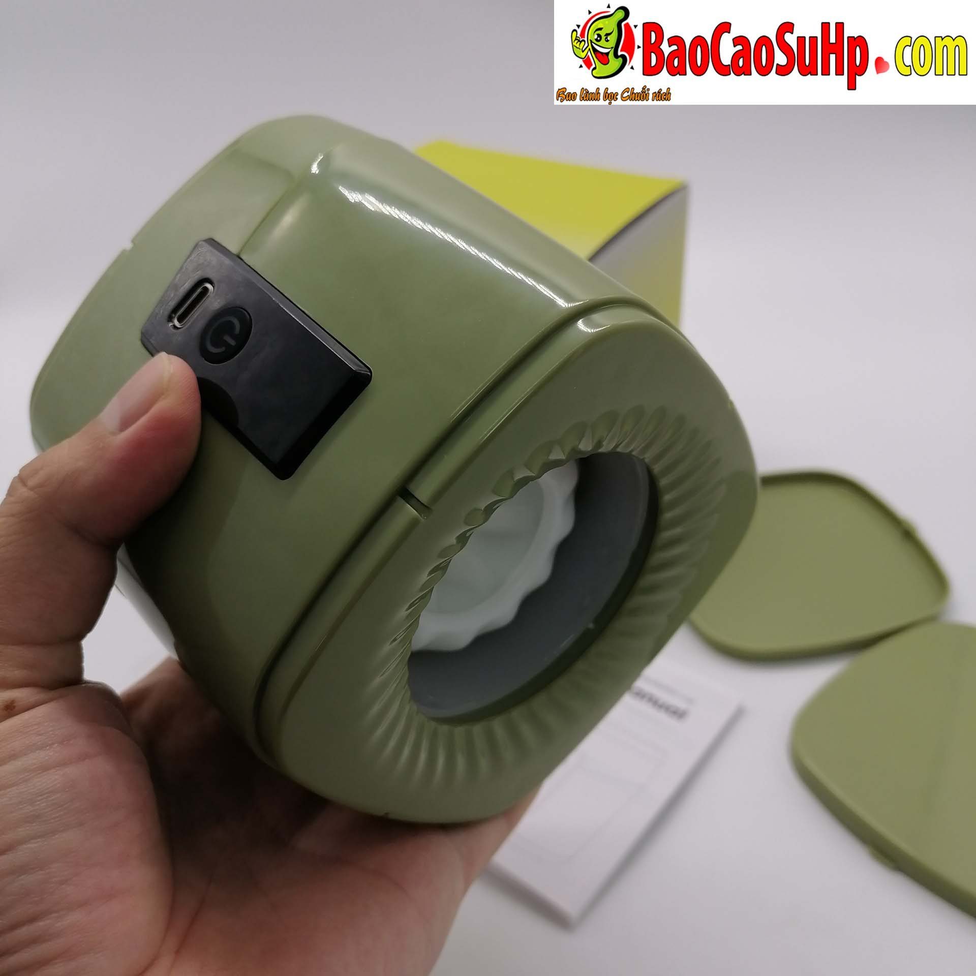 Cốc thủ dâm Ailebo nhỏ gọn xoay thụt đa chế độ cực phê