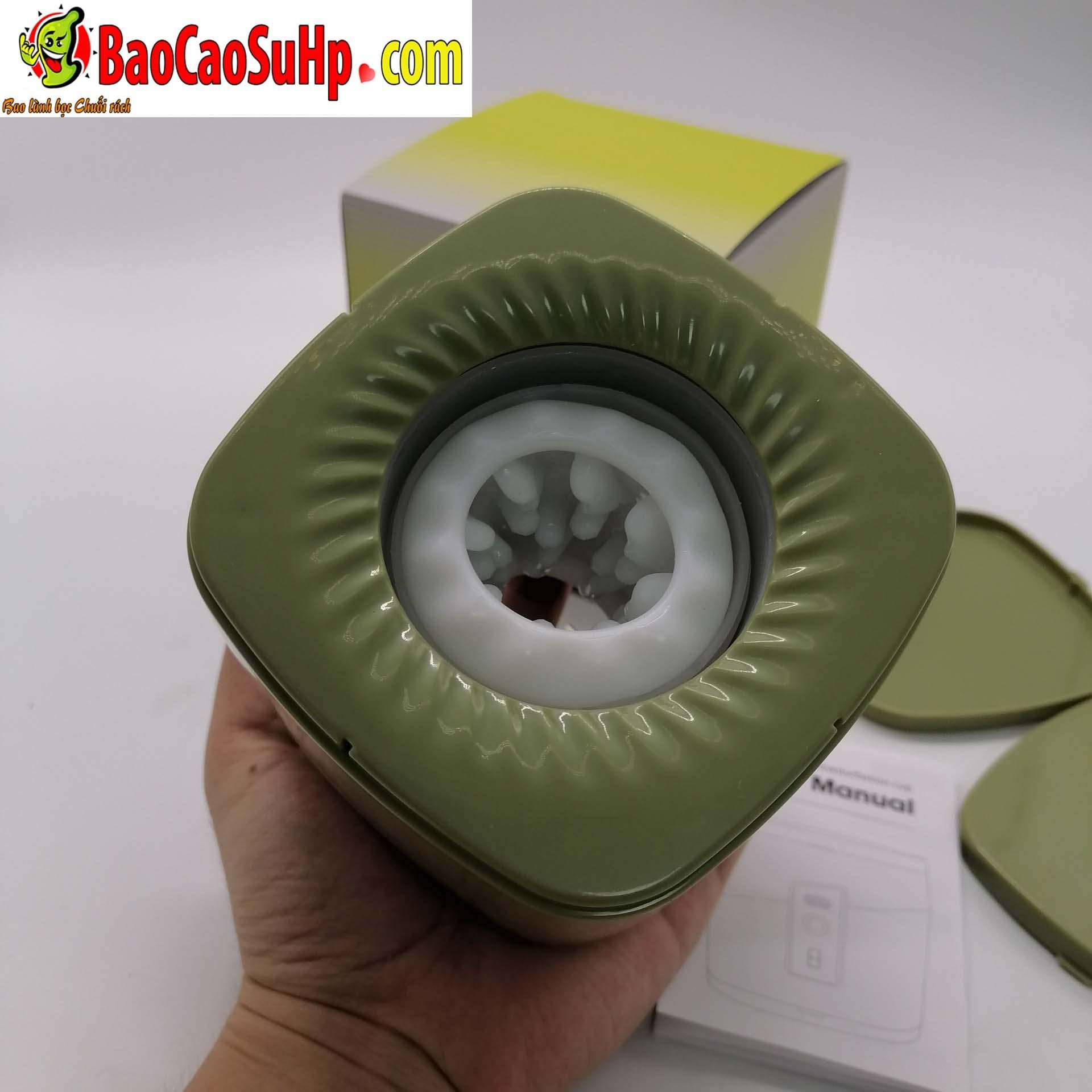 Cốc thủ dâm Ailebo nhỏ gọn xoay thụt đa chế độ cực phê