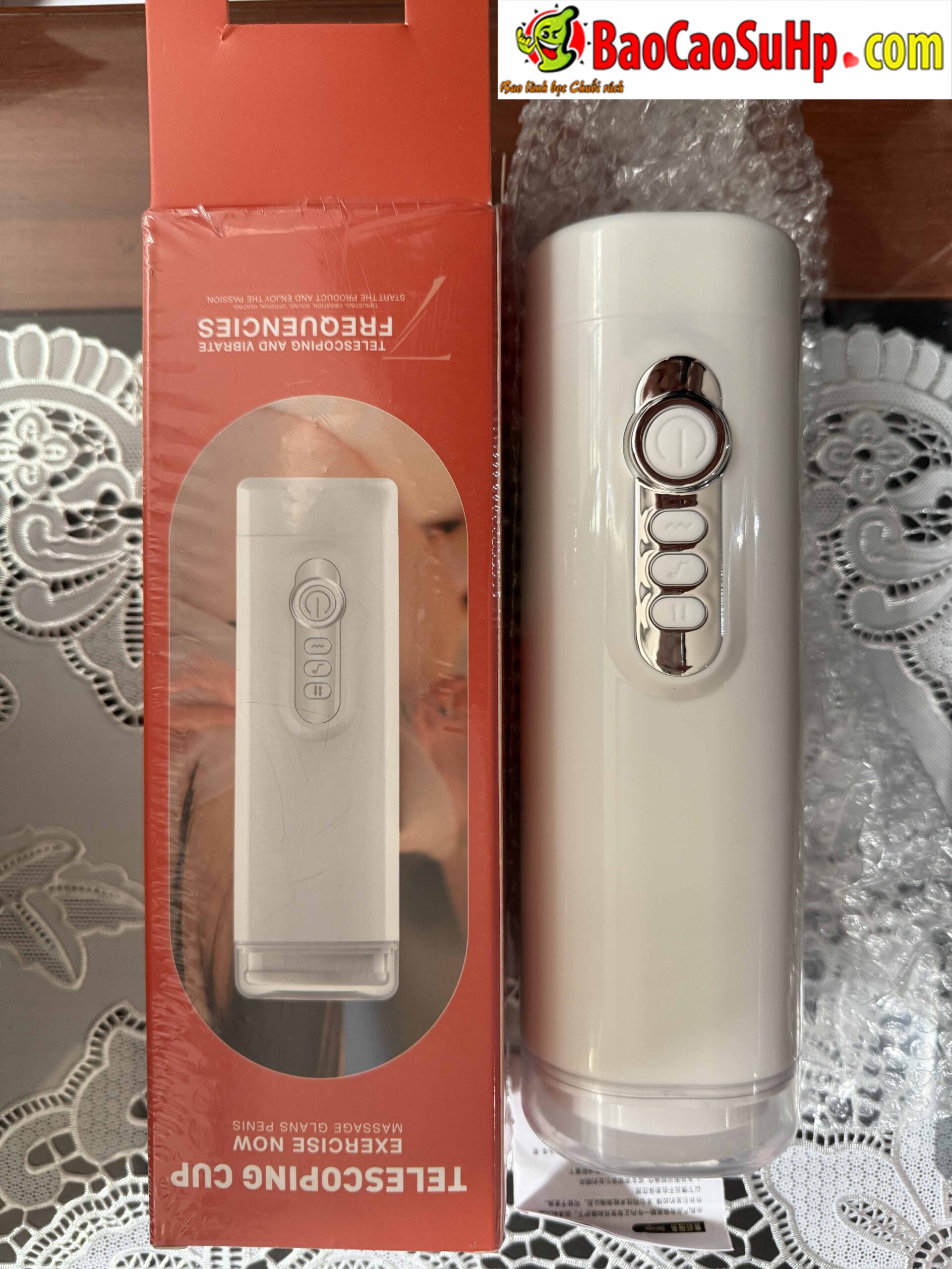 Cốc thủ dâm Mizzzee XinEr White rung thụt tự động hiện đại