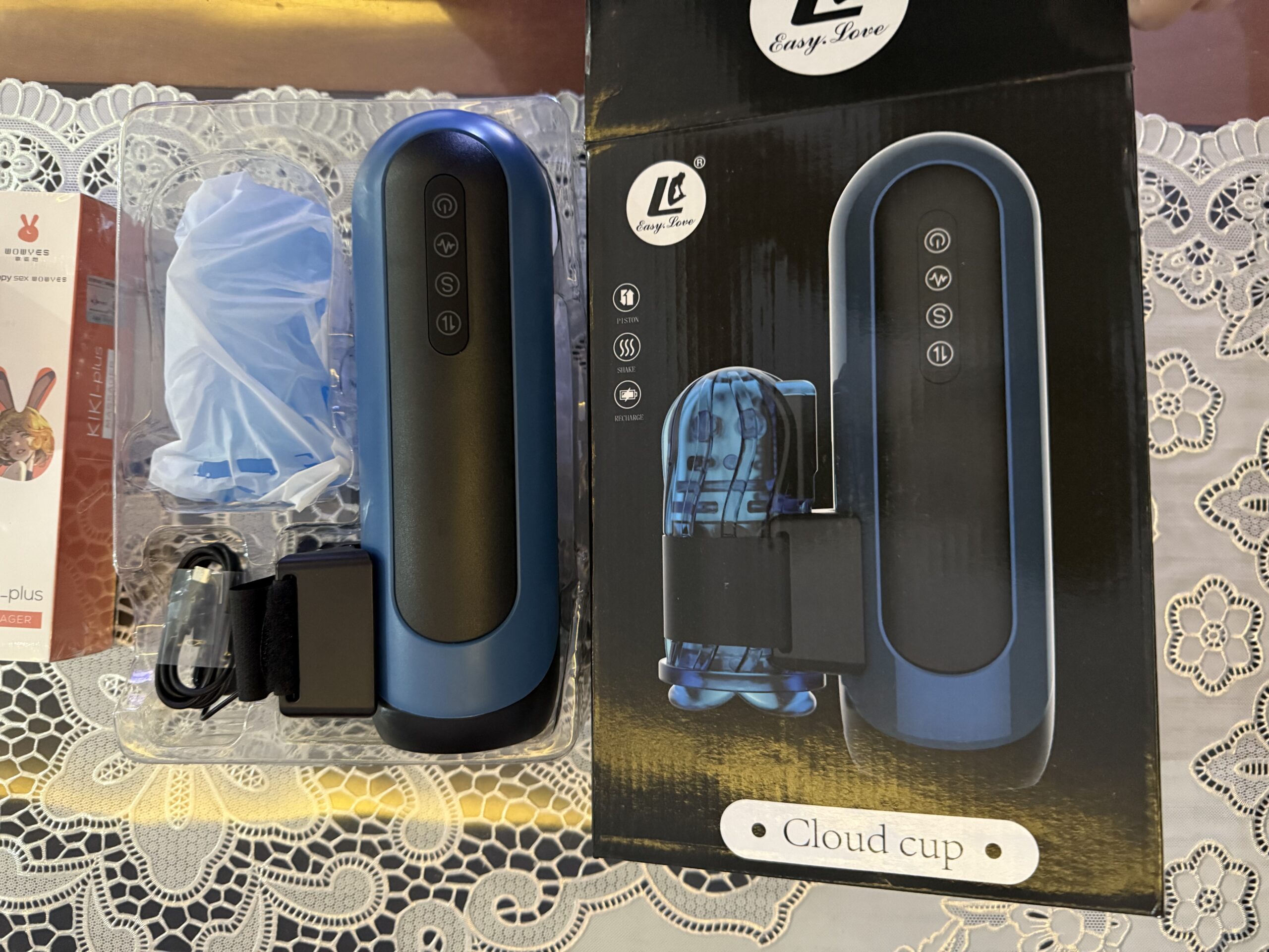 Cốc thủ dâm Easylove Cloud Cup tự động thụt xuống lên đỉnh cao