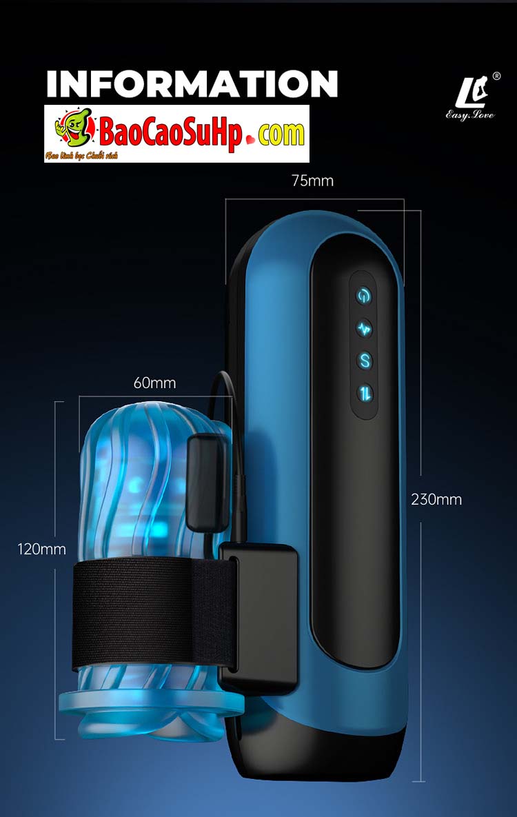 Cốc thủ dâm Easylove Cloud Cup tự động thụt xuống lên đỉnh cao