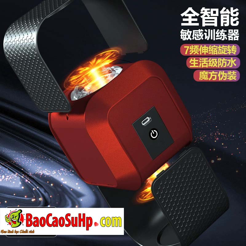 Cốc thủ dâm HOTBOY Magic Cube Red thụt xoay độc đáo, kích thích