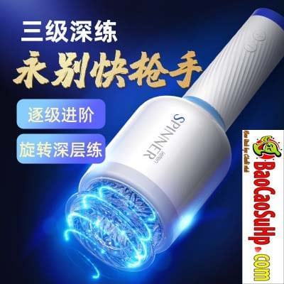Cốc âm đạo tự động Leten Spinner X100 giúp cậu bé to khỏe dẻo dai