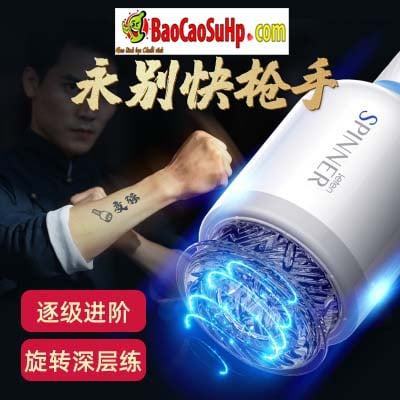 Cốc âm đạo tự động Leten Spinner X100 giúp cậu bé to khỏe dẻo dai