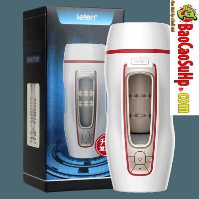 Cốc Tự Sướng Leten Thunder Tự Động Bóp Xoắn Bi Cao Cấp