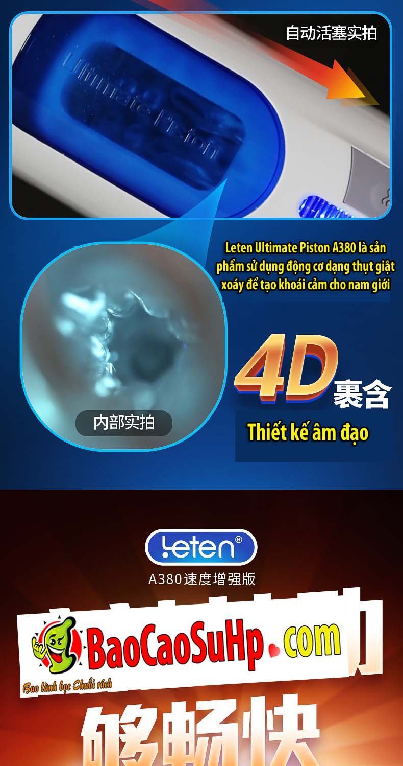 Âm đạo giả Leten Ultimate Piston A380 tự động cao cấp bán chạy