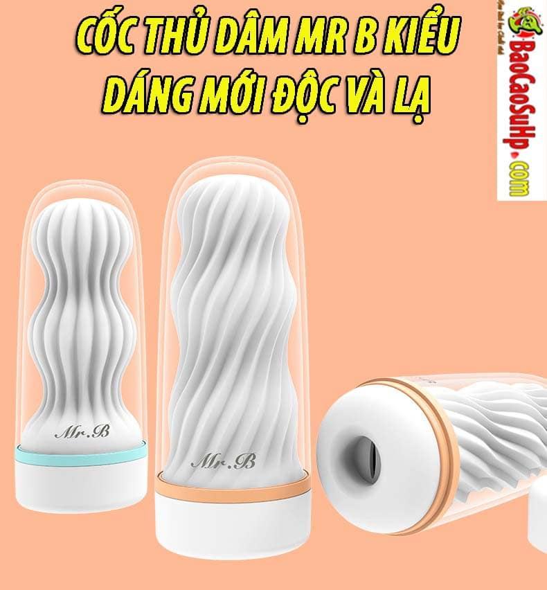 Cốc thủ dâm Mr B kiểu dáng mới độc lạ giá rẻ an toàn
