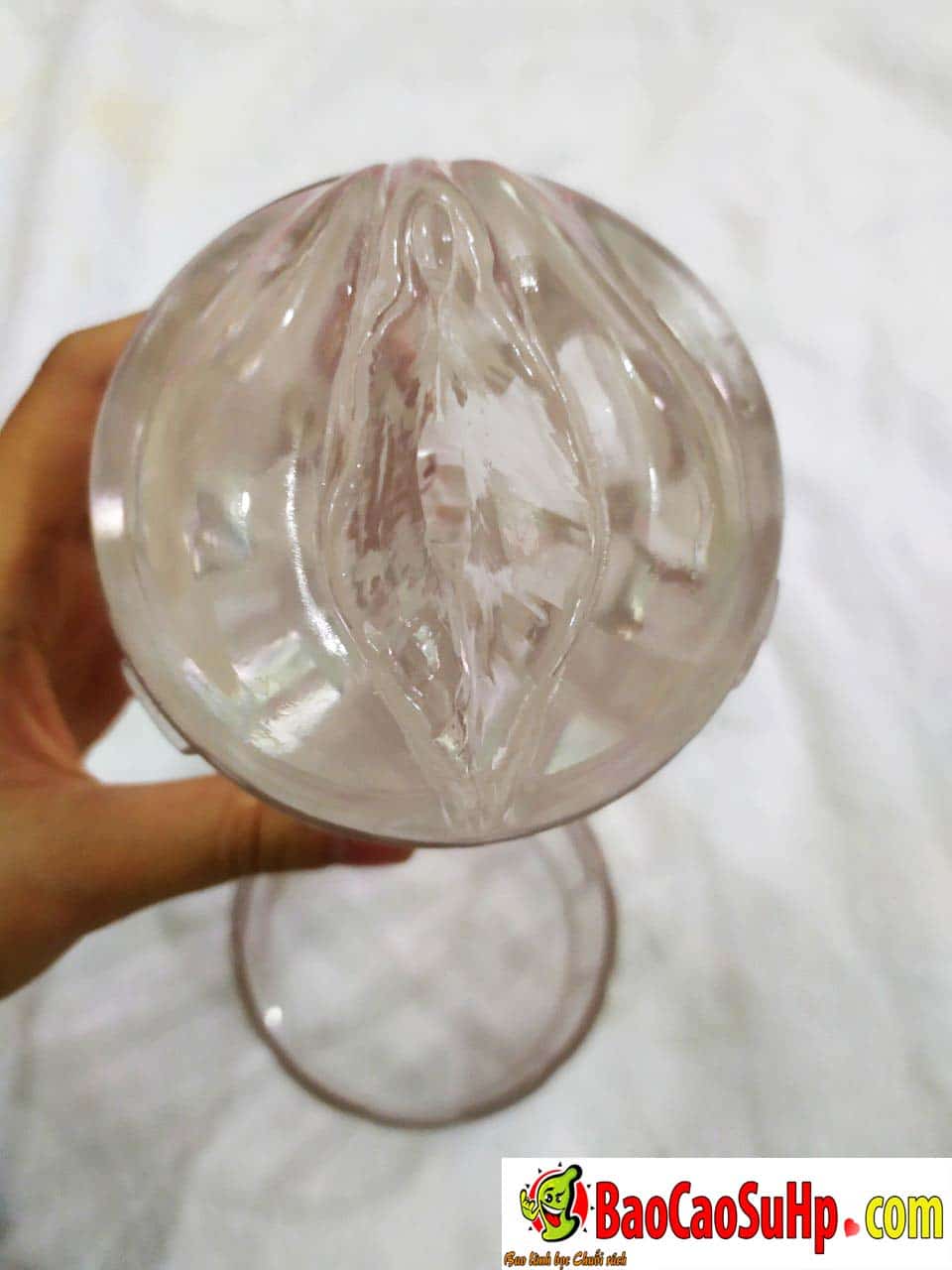 Âm đạo giả Fleslight USA Crystal cầm tay siêu thực chất lượng cao