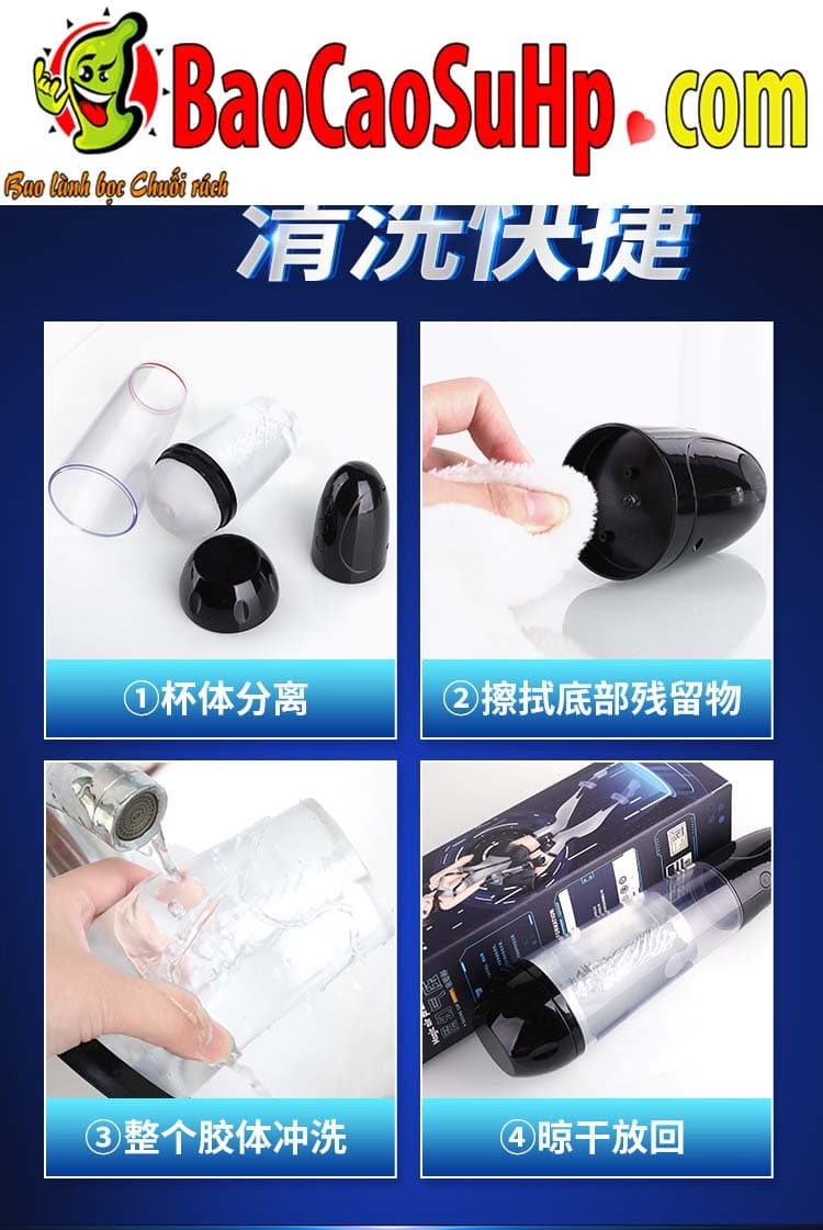 Máy thủ dâm Mystery Magic Air Sucking co bóp tự động mút cực đã