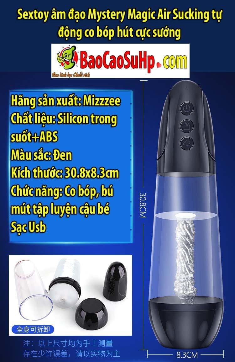 Máy thủ dâm Mystery Magic Air Sucking co bóp tự động mút cực đã