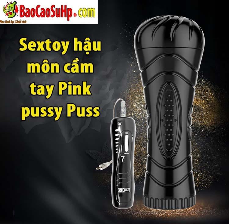Đồ chơi hậu môn Pink Pussy Puss cầm tay chất lượng cao