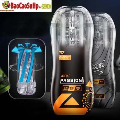 Cốc thủ dâm trong suốt Mizzzee Passion silicon mềm mại thăng hoa cảm xúc 