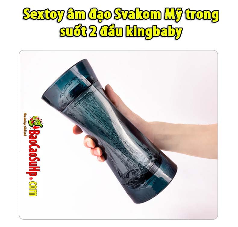 Sextoy âm đạo Svakom Mỹ Kingbaby trong suốt cao cấp, kích thích