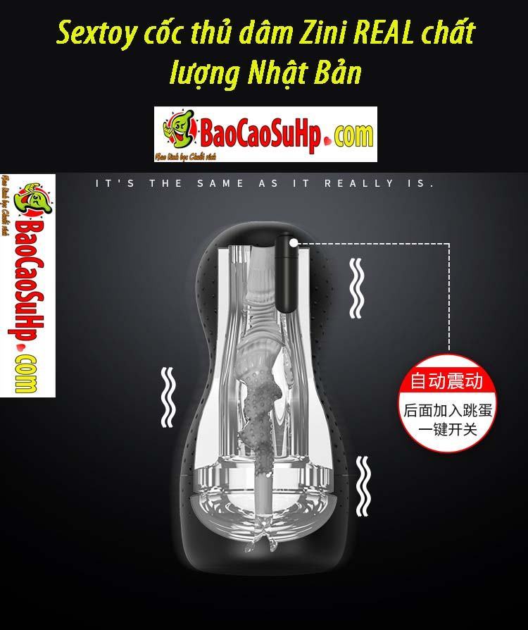 Sextoy cốc thủ dâm Zini REAL Nhật Bản cao cấp dễ sử dụng tiện lợi