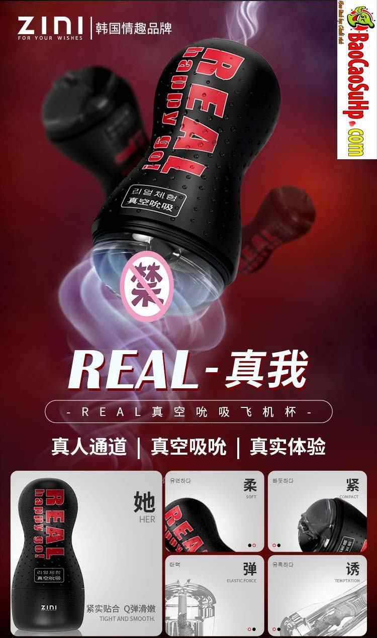 Sextoy cốc thủ dâm Zini REAL Nhật Bản cao cấp dễ sử dụng tiện lợi