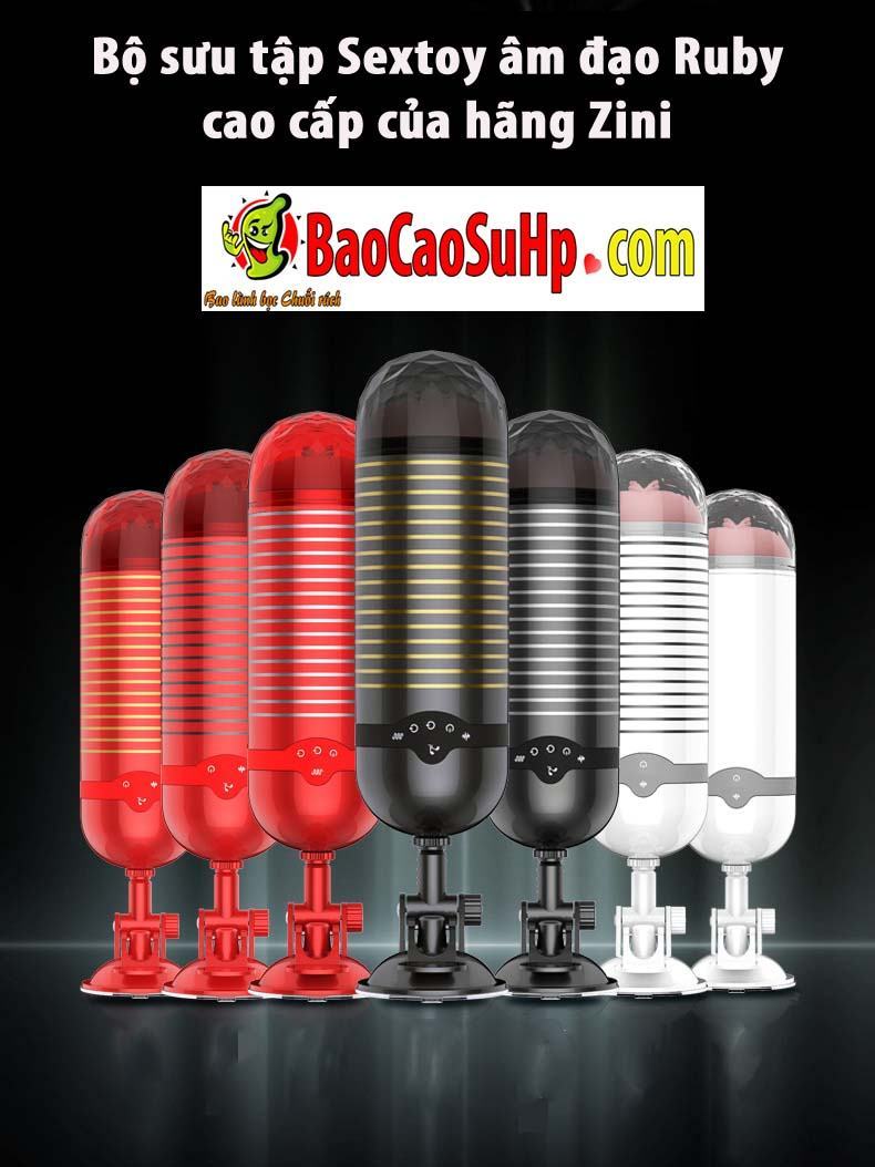 Máy thủ dâm âm đạo Zini Black Shark co bóp mạnh mượt