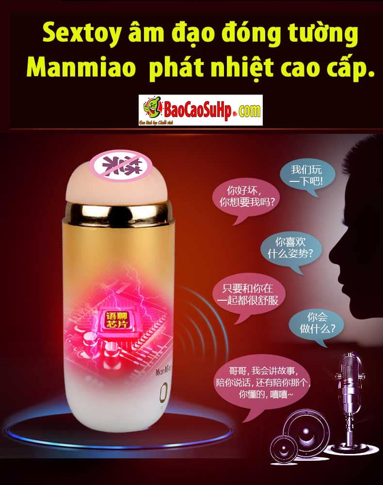 Sextoy âm đạo Manmiao phát nhiệt độc quyền – Sản phẩm hot Hải Phòng