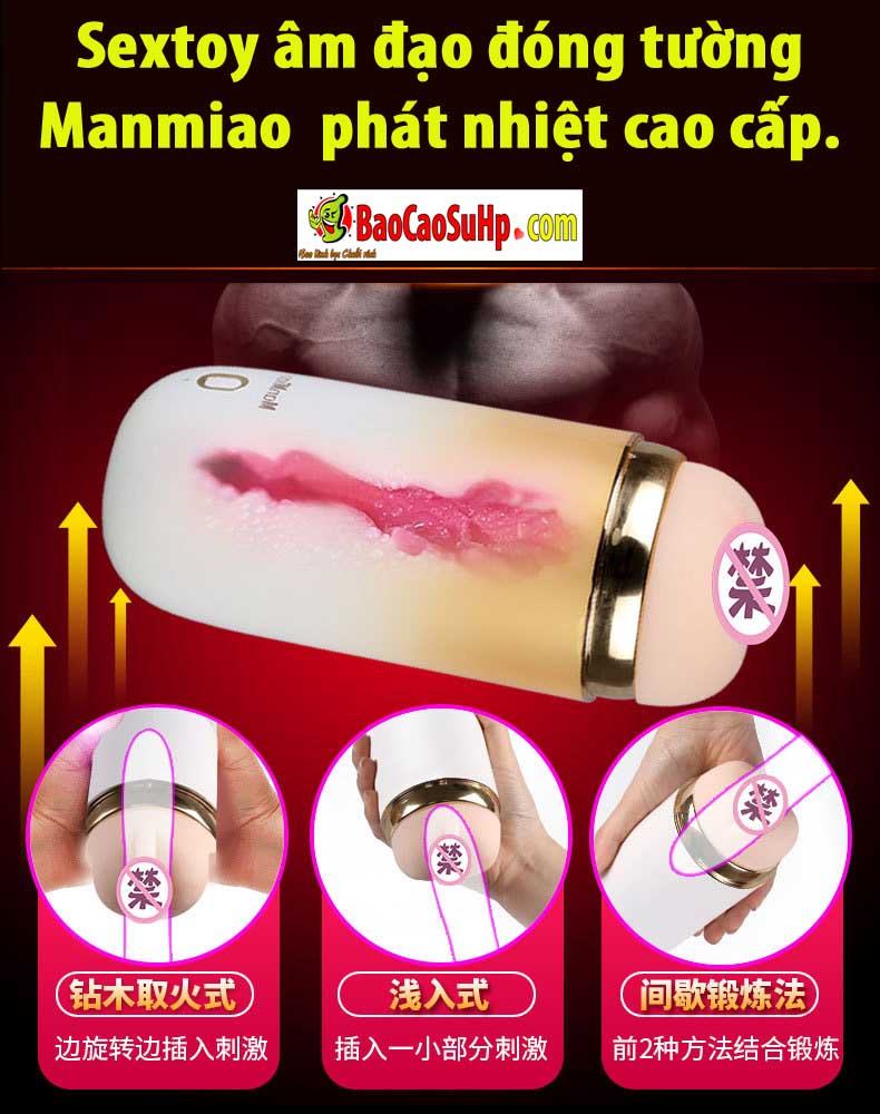 Sextoy âm đạo Manmiao phát nhiệt độc quyền – Sản phẩm hot Hải Phòng