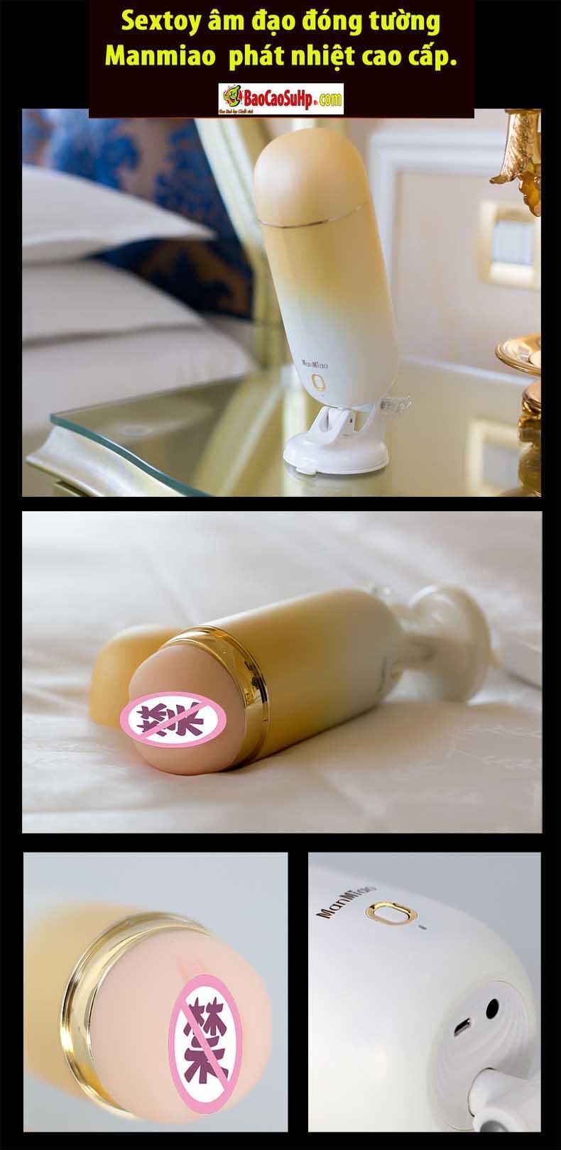 Sextoy âm đạo Manmiao cao cấp phát nhiệt kích thích cực đỉnh