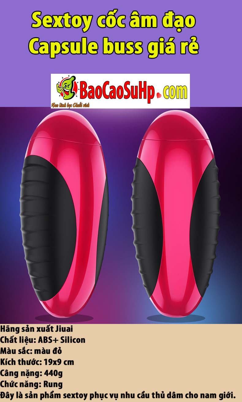 Sextoy cốc âm đạo Capsule buss mẫu mới hàng hot giá tốt tăng khoái cảm