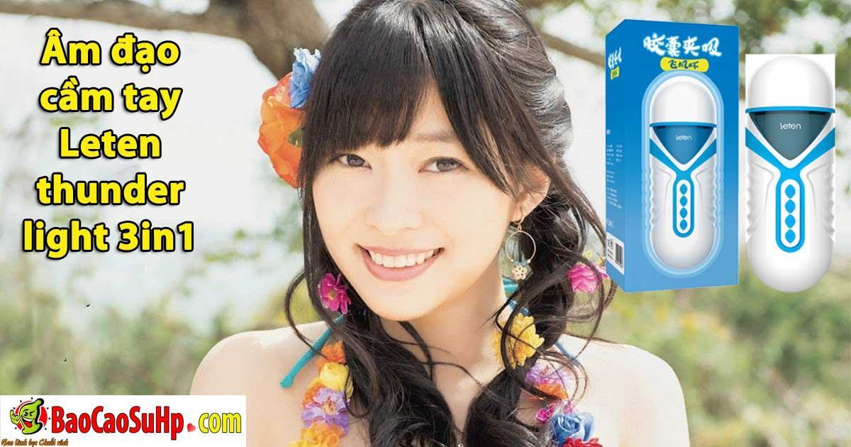 Leten Thunder Light 3in1 âm đạo cầm tay siêu thực giá tốt