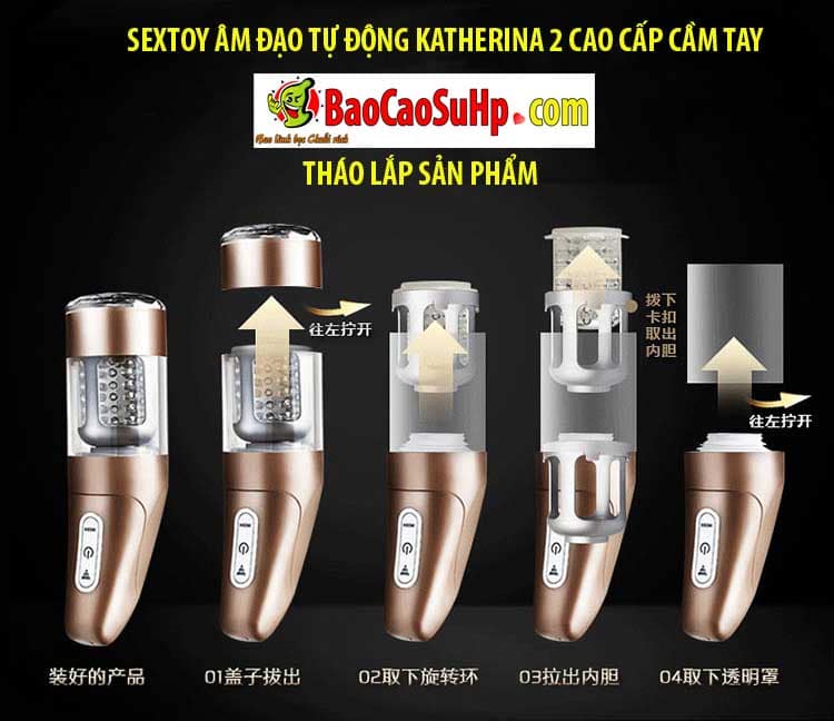 Sextoy âm đạo tự động Katherina 2 cao cấp, rung mạnh, cầm tay tiện lợi Sextoy âm đạo tự động Katherina 2 cao cấp, rung mạnh, cầm tay tiện lợi
